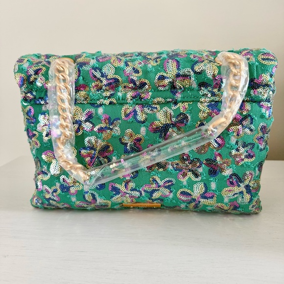 Kurt Geiger Large Kensington Convertible Sequin Shoulder Bag - Picture 7 of 15
